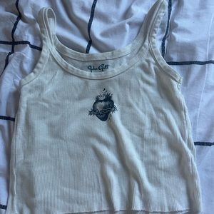 john galt cropped tank top